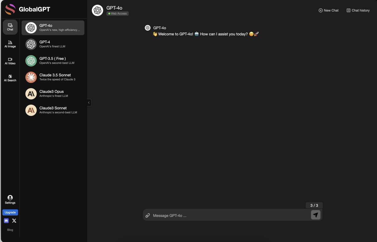 WaywardTalent's tweet photo. GlobalGPT is a game-changer. Get access to cutting-edge models like GPT-4 and Claude Opus for free! Revolutionize your AI interactions – check it out!

#AI #MachineLearning #ArtificialIntelligence #Tech #Innovation #GPT4 #Claude #AIModels #GlobalGPT @GlbGPT https://t.co/qiHxjBMYhK
