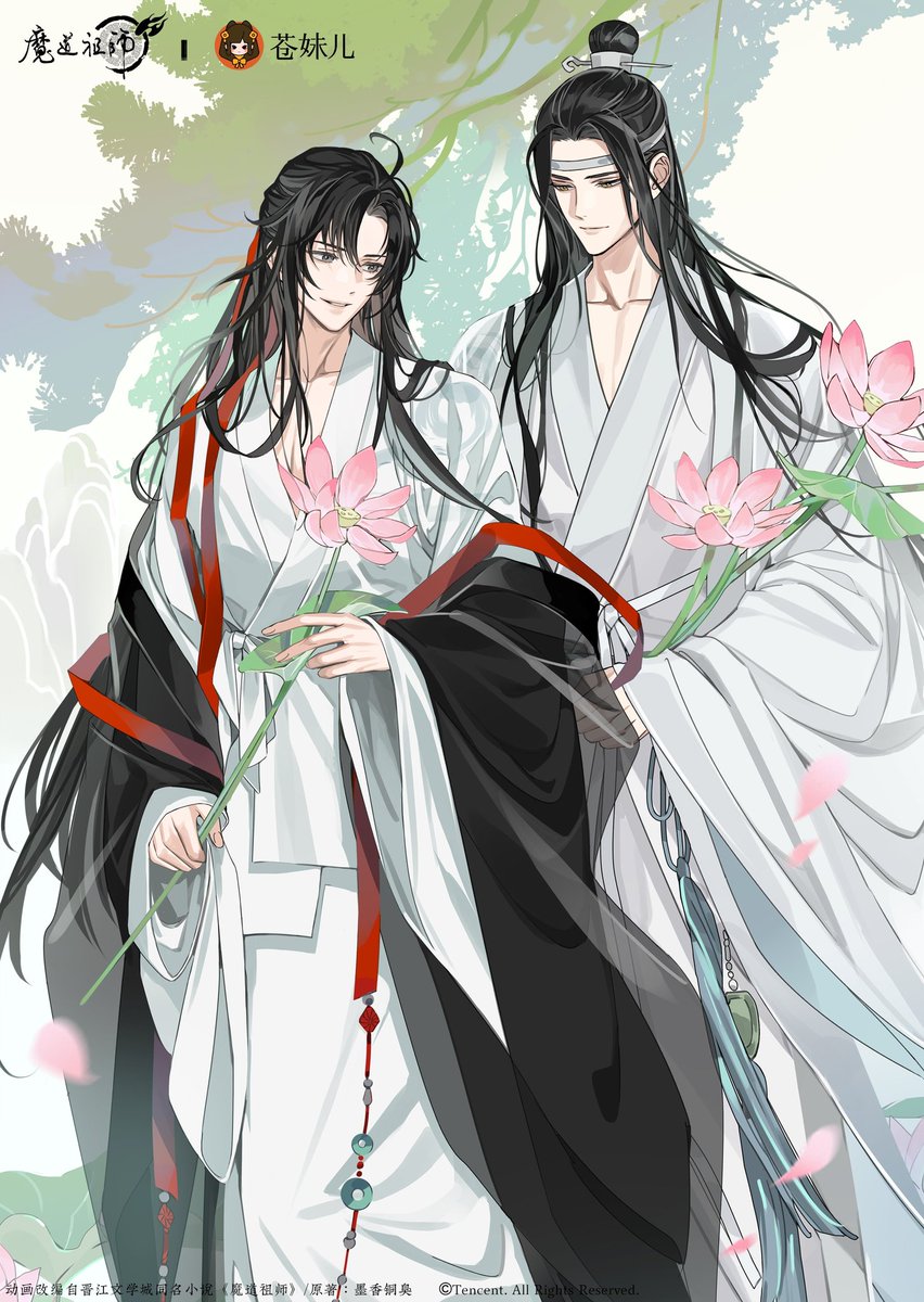 wangxiangallery's tweet photo. official illustration from hobby rangers x mdzs https://t.co/X8z8TN0PeM