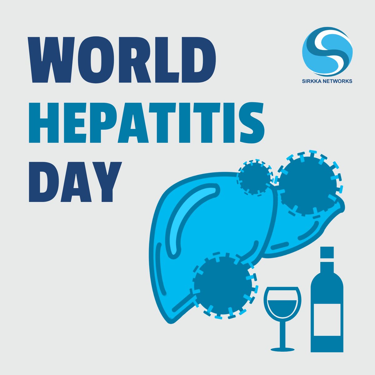 Today is World Hepatitis Day

Did you know?
Hepatitis describes inflammation of the liver, and can be caused by an infection (virus) or liver damage by drinking alcohol.

#WorldHepatitisDay #LiverHealth #FightHepatitis #HealthAwareness #Sirkkahealth #digitalmarketplace