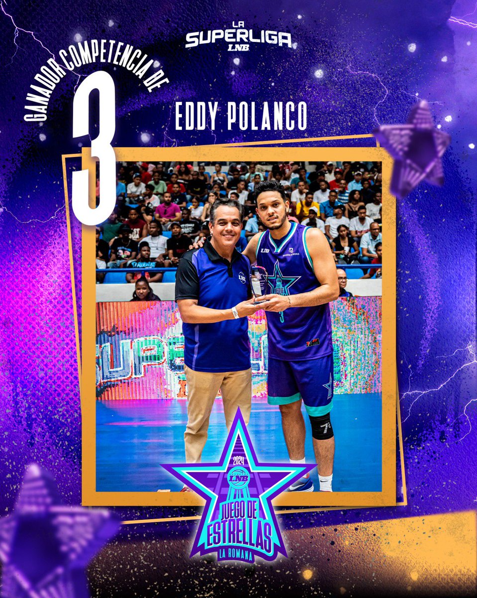 ¡Eddy Polanco se quedó con to’ en la competencia de tiros de 3! 🔥🔥🎯 

#LNB #LaSuperLiga #JDELNB2024