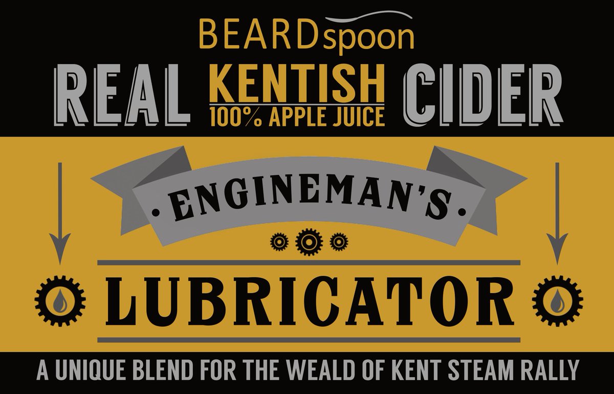 BEARDspoon (@beardspoon) on Twitter photo The <a href="/WoKSteamRally/">Weald of Kent Steam Rally</a> and Country Show held near Woodchurch, Kent, returns on the 3rd & 4th August and so does our Kentish Real cider 'Engineman's Lubricator'!
A 6.5% full-juice Medium still cider made from a blend of Kentish grown apples, only available in the show beer tent! The <a href="/WoKSteamRally/">Weald of Kent Steam Rally</a> and Country Show held near Woodchurch, Kent, returns on the 3rd & 4th August and so does our Kentish Real cider 'Engineman's Lubricator'!
A 6.5% full-juice Medium still cider made from a blend of Kentish grown apples, only available in the show beer tent!
