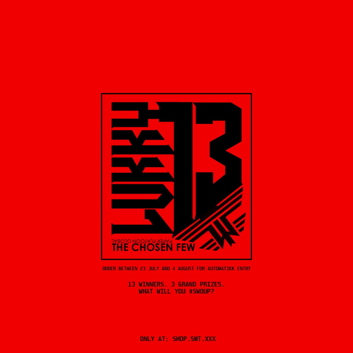 TOUR 2025 TBA

MERCH FLASH DROP!

shop.smt.xxx

#LUKKY13
#SWOUP