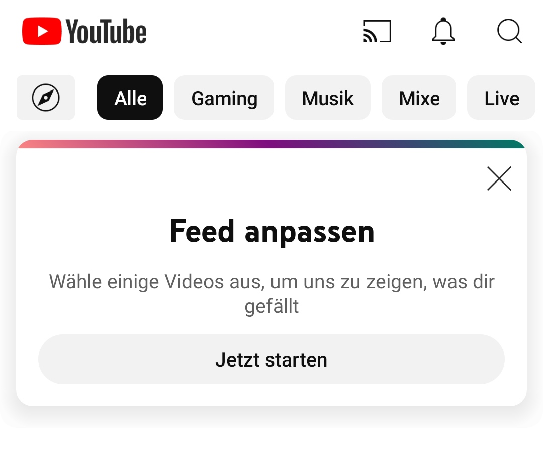 Gamikaze_'s tweet photo. Derselbe Algorithmus, der beständig daran scheitert, Videos "auszusuchen", die mich interessieren, sucht Videos aus, von denen ich anklicken soll, welche mich interessieren.

Es ist kein einziges dabei gewesen ... 😁.

#YouTube https://t.co/FYNv67gHAS