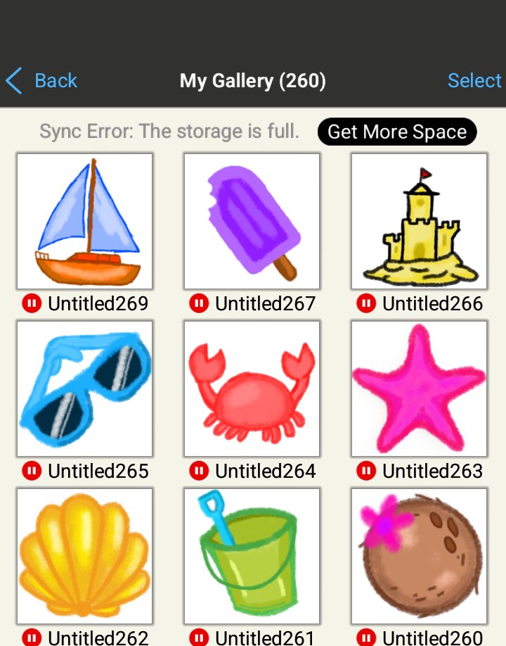 Trying to draw beach things, trying to figure out #10. I think I got #11 already, a beach ball!