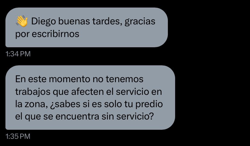 DonDiegotrabas's tweet photo. @AcueductoBogota En la imagen se ve la respuesta de la nefasta entidad @AcueductoBogota

Bueno, si no hay trabajos y/o daños en la zona que afecten el servicio, para cuando se van a dignar a restablecer el servicio? Ni reporte ni nada!!! Suspenden el agua, cuando se les da la gana. Sean serios!🤬 https://t.co/kWyQS9MBVn