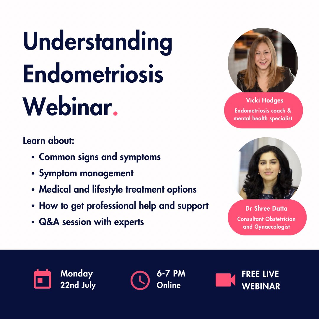 pausefully_'s tweet photo. Want to know more about managing endometriosis? Join us tomorrow 6-7pm for an online webinar https://t.co/ARclKFKYtt #endometriosis https://t.co/nXWF6Vm9Zx