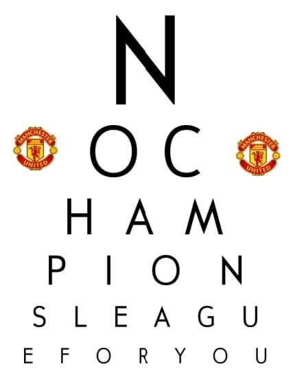 Eye test for Man Utd fans...
