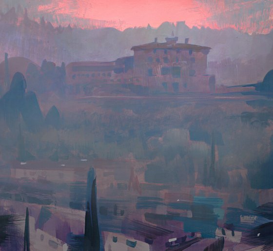 Florence at dawn.