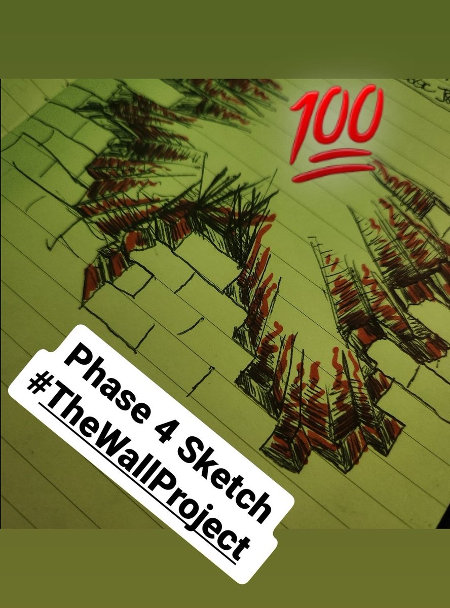 OxFive_'s tweet photo. #Sketching up phase 4 of the #WallProject
#kick #onelove #kickcommunity #kickstreamer #streamer #contentcreator #art #arts #ArtInspiration #sketch #ArtisticExpression https://t.co/w7SqmC72Kk