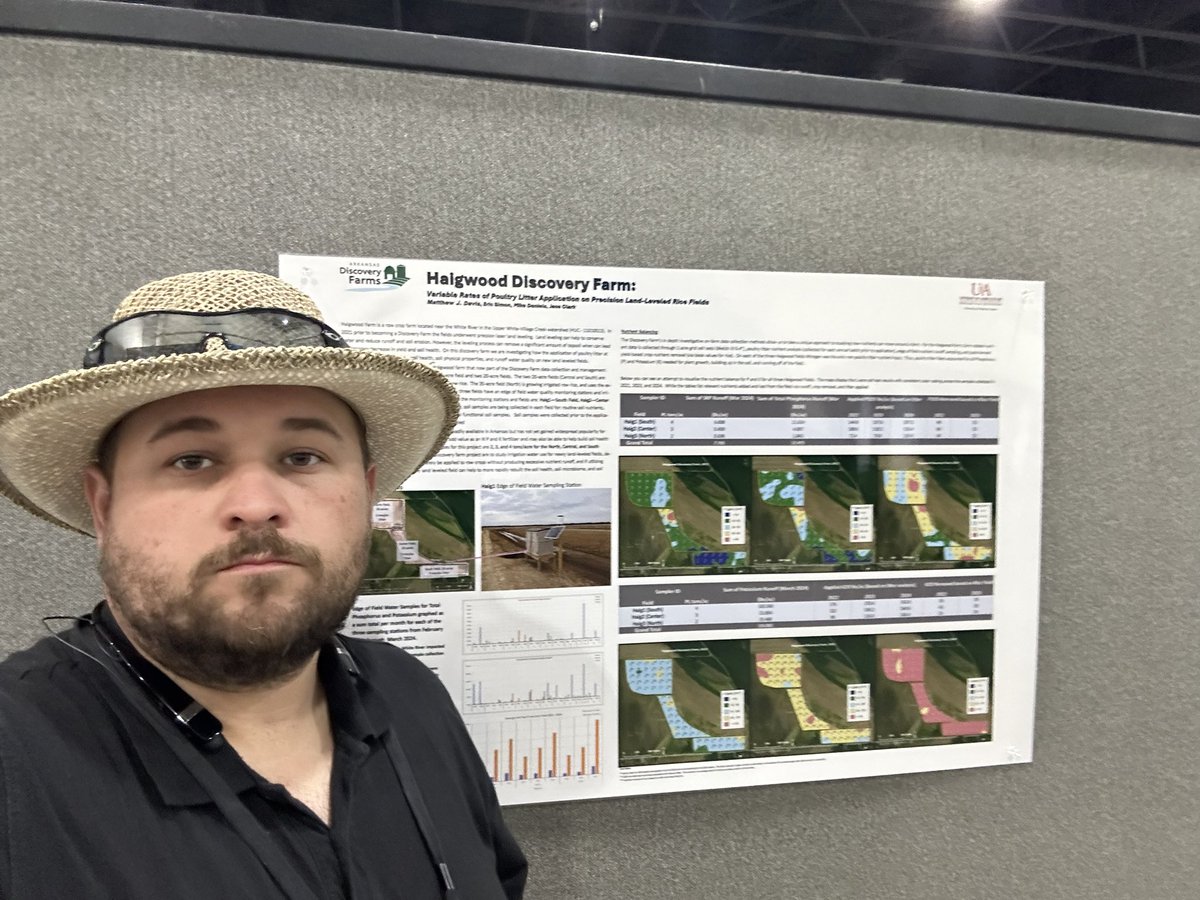 Setup for Poster Discussion Tomorrow <a href="/SWCSNews/">Soil and Water Conservation Society</a> International Conference in <a href="/MyMyrtleBeach/">Visit Myrtle Beach</a> <a href="/AginArk/">UA System Div of Ag</a> #discoveryfarms #BeachLife