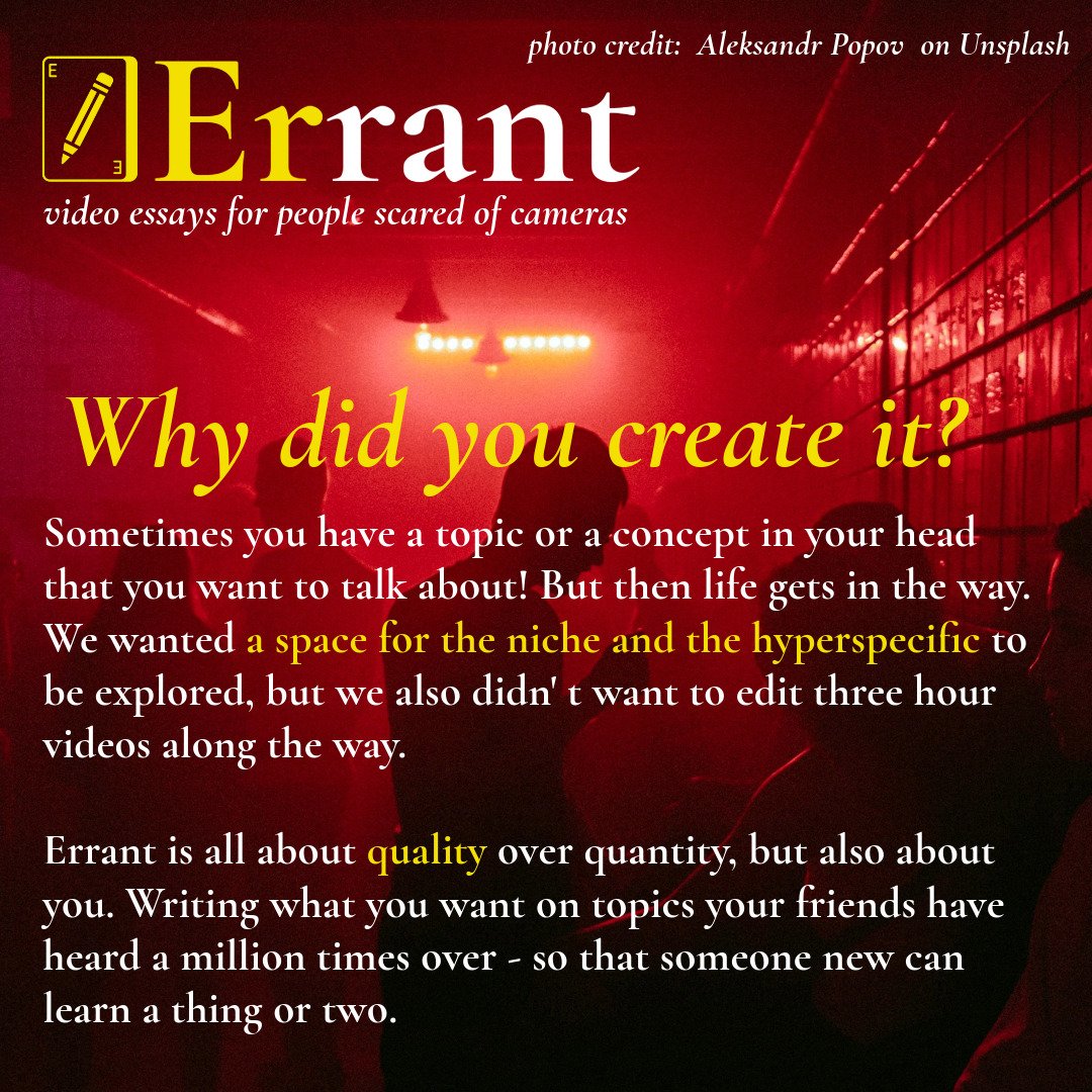 TheErrantPub's tweet photo. #personalessay #essay #journalism #writing https://t.co/pcL5vce6g8