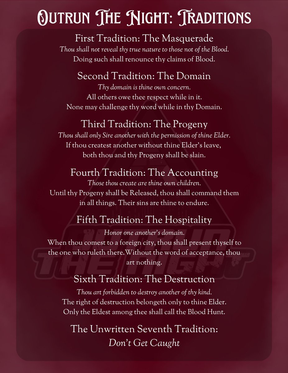 OutrunRP's tweet photo. Here's a handy graphic made by @bella_boo23! Now it's easy to learn the traditions and why they're important!  Join the community today @ https://t.co/bTmTKHwUbH https://t.co/0xw4MnKjZN