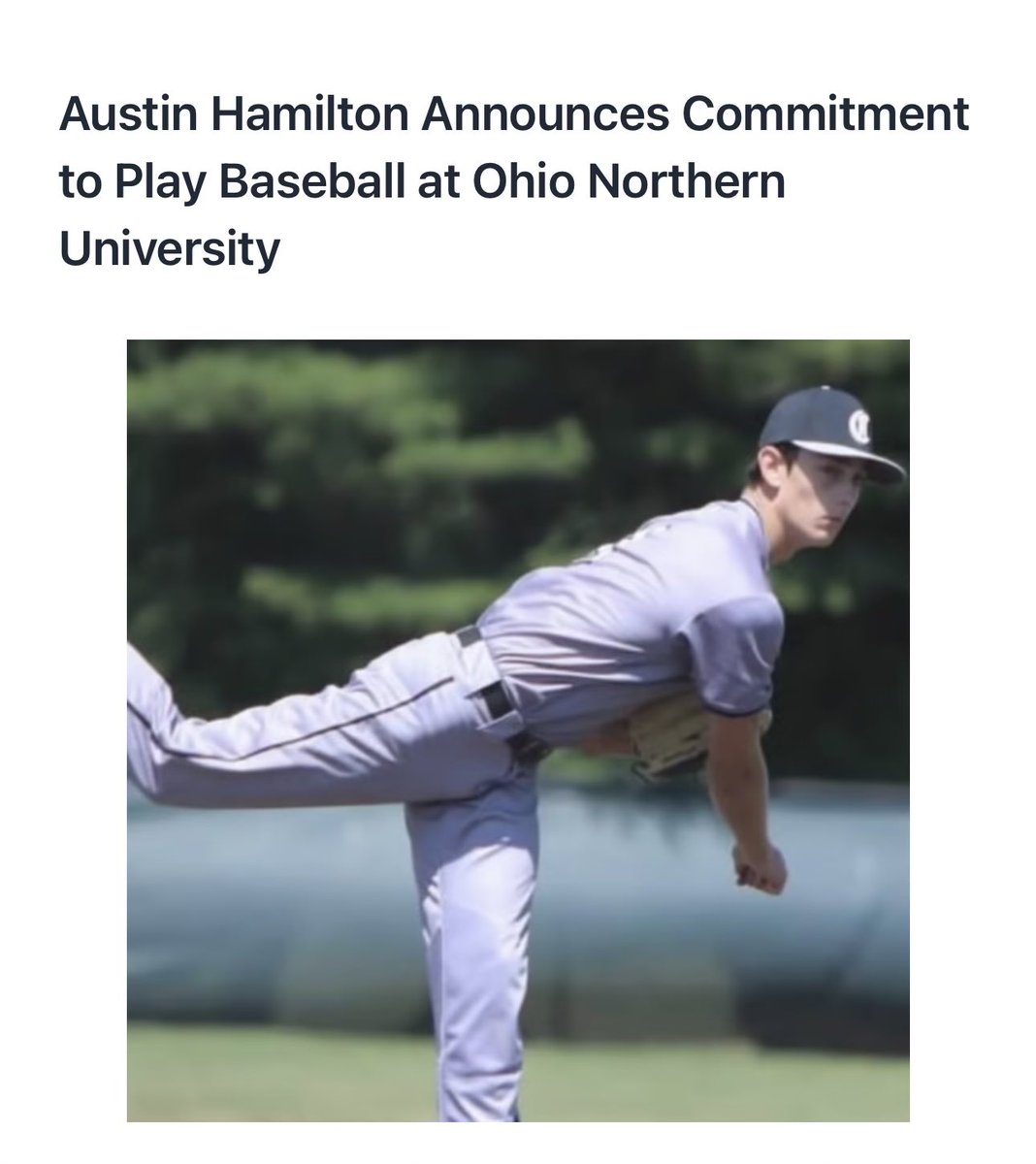 Congratulations to <a href="/AustinHam_2025/">Austin Hamilton</a> 

Great hard-working young man. Has been outstanding on the mound this summer. Proud of him

@CanesBaseball03 <a href="/TopVelo_Dayton/">Top Velocity Dayton</a>