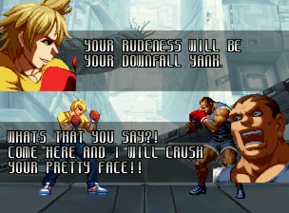 NakamangaHikari's tweet image. Work done for @HassanZahir1234
Jason vs Balrog

#pixelart #spritework #svc #snk #neogeo #oc #originalcharacter #crt