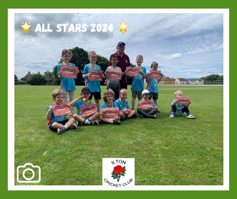 Class of 2️⃣0️⃣2️⃣4️⃣

A huge well done to all of our 🌟All Stars 🌟(some not pictured) who had their final session of the year this morning! 

🙏 Thank you to Bob for running another year of All Stars with such enthusiasm! 

#iltoncricketclub #allstarscricket