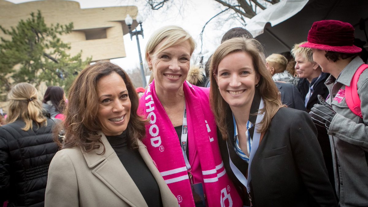 At a critical time for democracy, <a href="/JoeBiden/">Joe Biden</a> has stood on the side of reproductive rights and been a champion for women. I’m in awe of his commitment to public service and our country's highest ideals. Looking forward to working alongside him to elect <a href="/KamalaHarris/">Kamala Harris</a> as president!