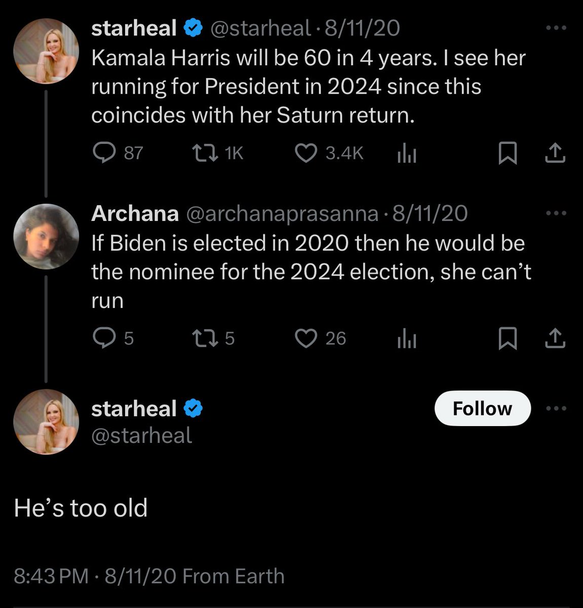 GraduatedBen's tweet photo. I am never laughing at the astrology girls again https://t.co/vauE7V9SQV