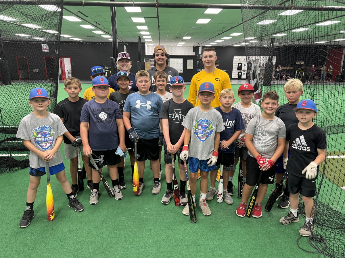 Two great sessions of the Max Burt hitting camp! Thanks to all that attended!