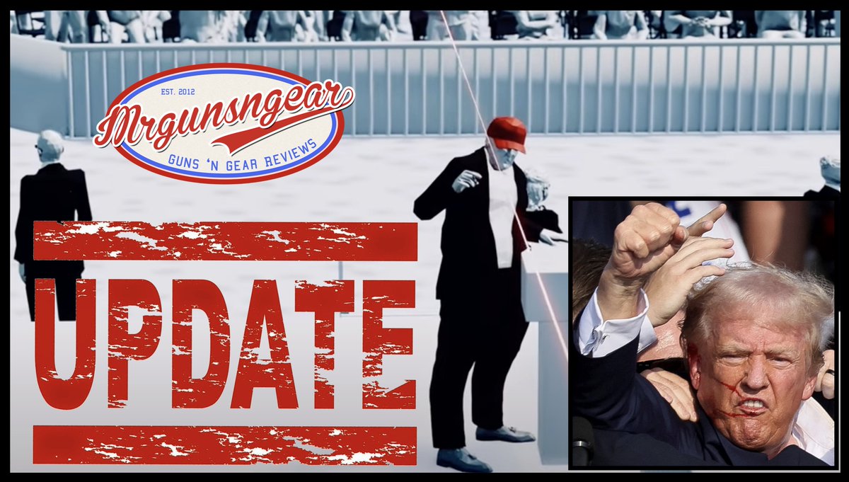 Mrgunsngear's tweet image. Full breakdown of what we know, and DON&apos;T know currently about the assassination attempt of President Trump is live on my Youtube &amp;amp; Rumble channels 🦅

#trump #AssassinationPlot #AssassinationPlot #SecretService #FBI