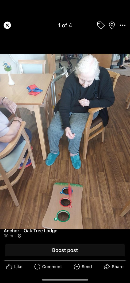 Lots of residents had a go at the throwing game, purchased with the money raised from the car wash.