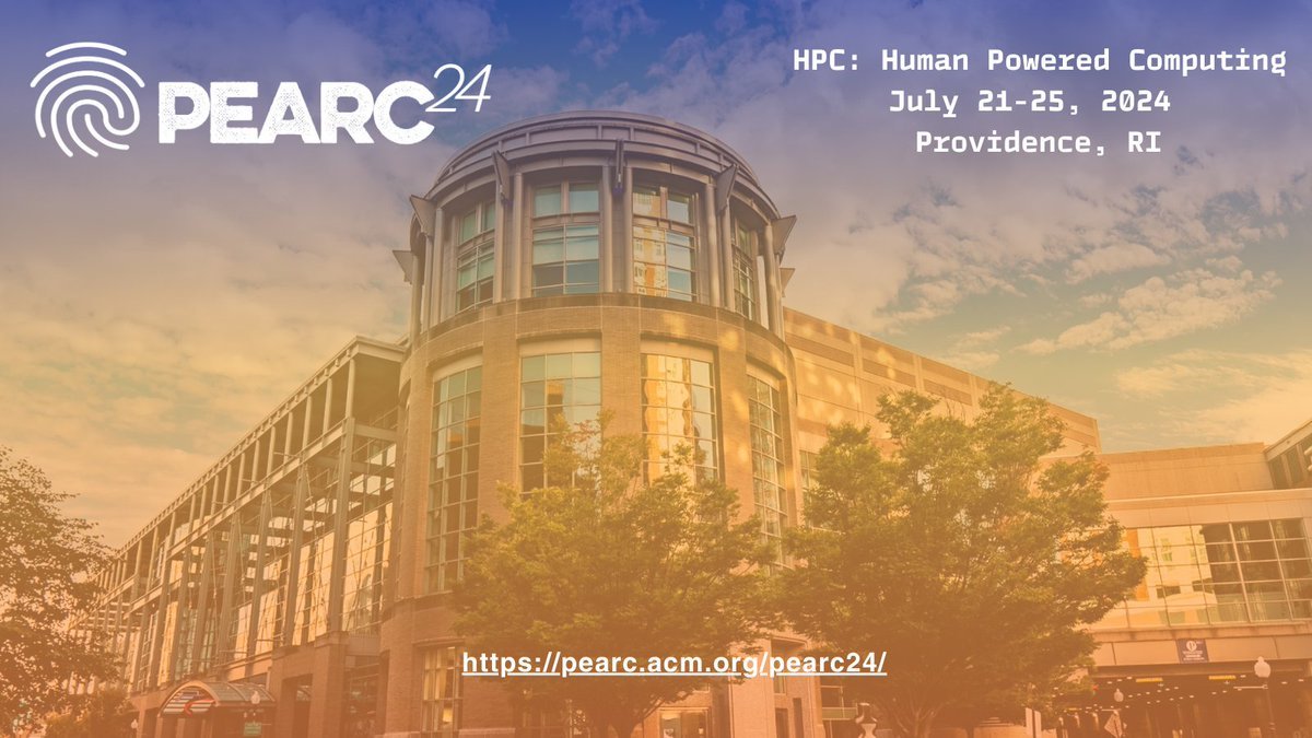 PEARC_Conf's tweet image. The #PEARC24 Exhibit Hall will be buzzing with 36 exhibitors, networking lunches, coffee breaks, PEARC giveaways, social meetups and Tuesday’s Job Fair and Welcome Reception. See you there!
#researchcomputing #data #datascience #HPC #cyberinfrastructure #computerscience