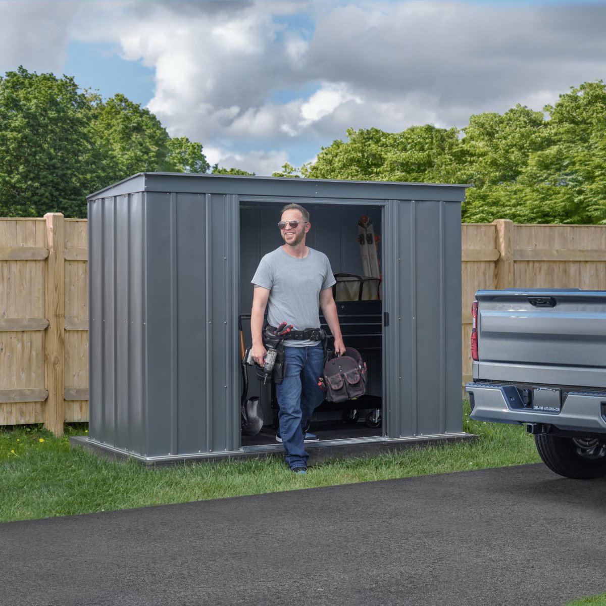 ShelterLogic's tweet image. How are you using your shed? Send us a photo, we&apos;d love to see! 🤗
bit.ly/3Kajq2e

#Shelterlogic #Arrowshed #DiyProject #Howdoyoushed #Summerstorage