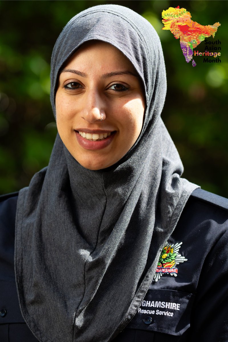 Nottinghamshire Fire and Rescue Service (@nottsfire) on Twitter photo This <a href="/SAHM_UK/">South Asian Heritage Month</a> we are celebrating our staff of South Asian heritage.
First up is Firefighter Arshid, who is a British Pakistani Muslim, and proudly, the first Hijabi Firefighter in the UK 👏
🗩 "Being a Firefighter is the best job in the world!"
#FreeToBeMe This <a href="/SAHM_UK/">South Asian Heritage Month</a> we are celebrating our staff of South Asian heritage.
First up is Firefighter Arshid, who is a British Pakistani Muslim, and proudly, the first Hijabi Firefighter in the UK 👏
🗩 "Being a Firefighter is the best job in the world!"
#FreeToBeMe
