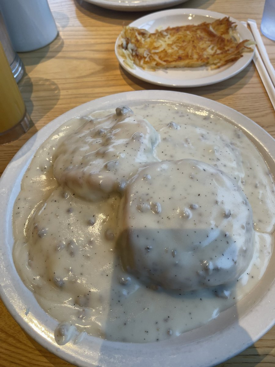 sean_janko's tweet photo. Late post from KC: The Big Biscuit. Biscuits and Gravy 10/10 no notes. #108ingKC https://t.co/IdaayEjswJ