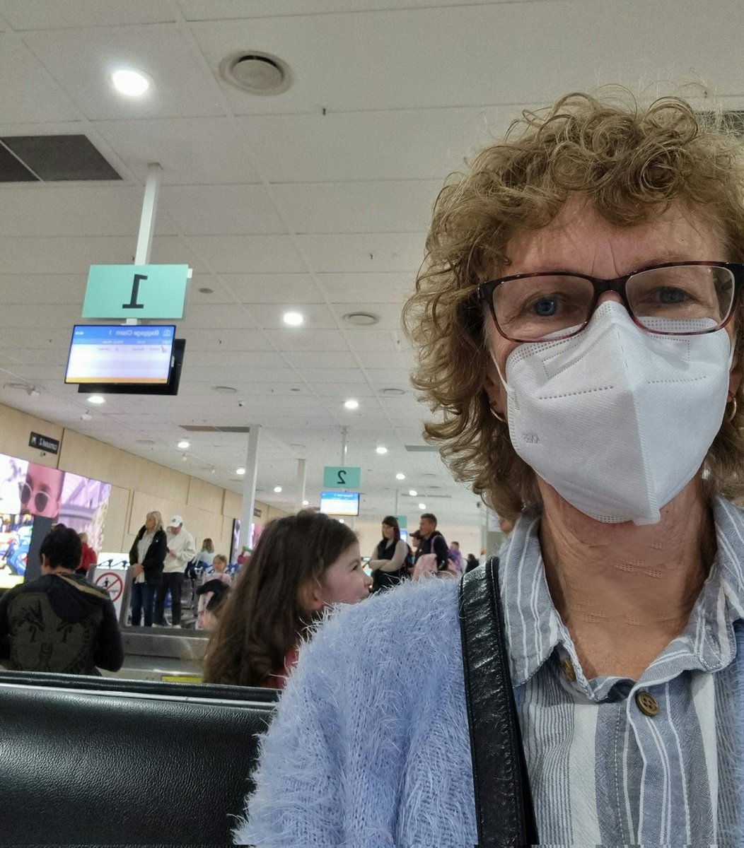RobynFagan's tweet photo. Disappointing that 4 years into the #covid #pandemic people still don't know the importance of #maskingup when in crowded public places, I was the only sensible person at the airport &amp; on the plane who cared about myself &amp; others #YallMasking https://t.co/zTdupBrktd