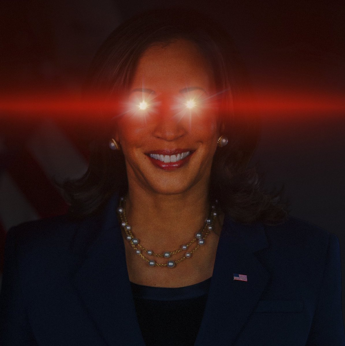 This is the official “Dark Kamala” image. Please use this in all your memes for the next 3 months