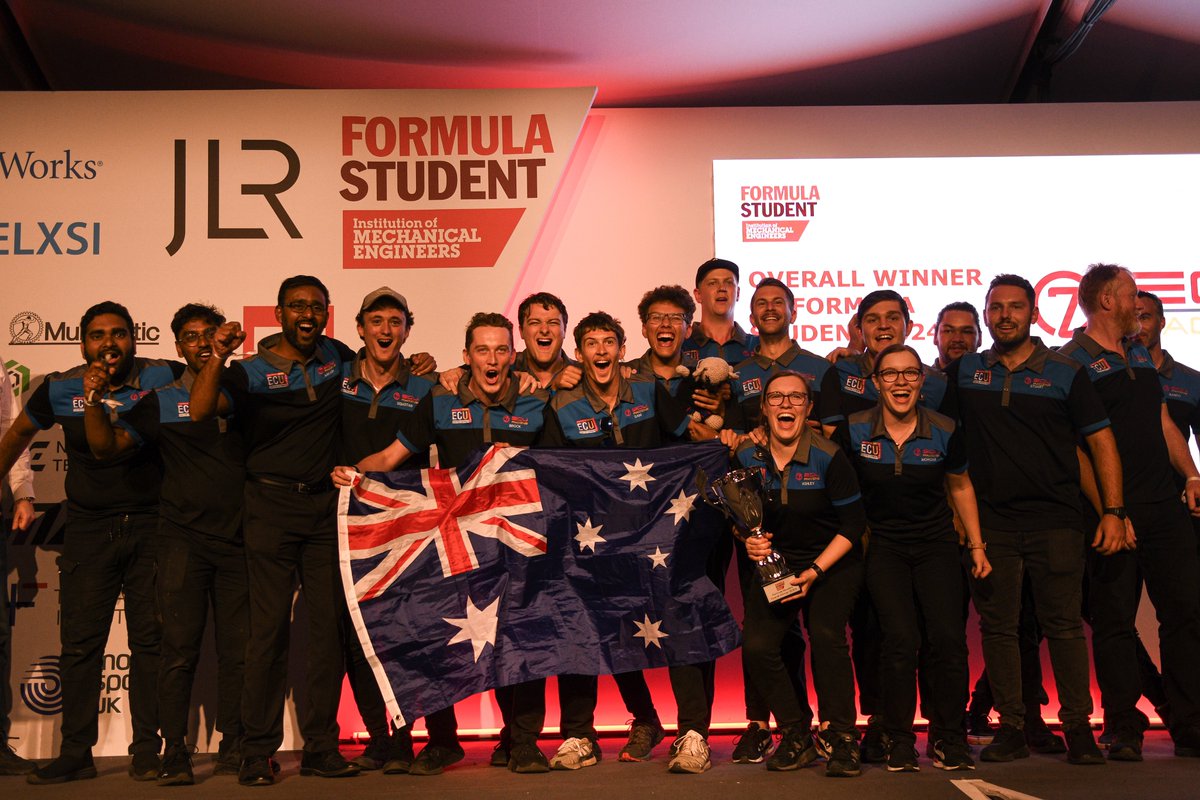 Formula Student (FS) (@formulastudent) on Twitter photo Your #FormulaStudent 2024 Champions from Australia; Edith Cowan University's <a href="/ECU7Racing/">Edith Cowan University Racing</a> <a href="/EdithCowanUni/">Edith Cowan University (ECU)</a> congratulations! #FS2024 Your #FormulaStudent 2024 Champions from Australia; Edith Cowan University's <a href="/ECU7Racing/">Edith Cowan University Racing</a> <a href="/EdithCowanUni/">Edith Cowan University (ECU)</a> congratulations! #FS2024