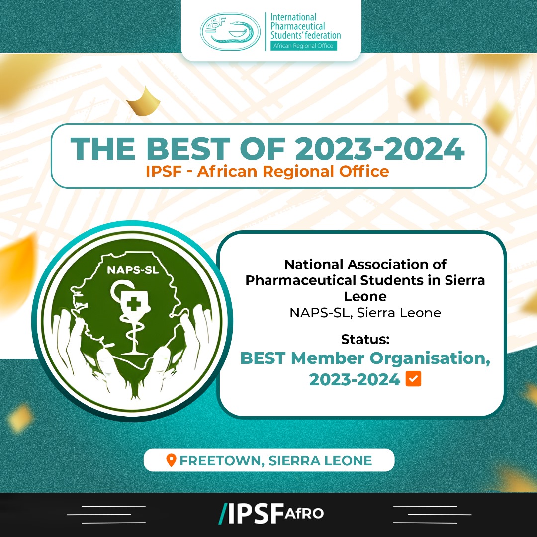IPSFAfRO's tweet photo. ๐๐๐๐๐๐๐๐๐๐๐๐๐๐๐ to NAPS-SL - Sierra Leone, IPSF AfROโs Best Member Organisation for the 2023-2024 mandate.
#AfROCares https://t.co/7HhFMpwYRV