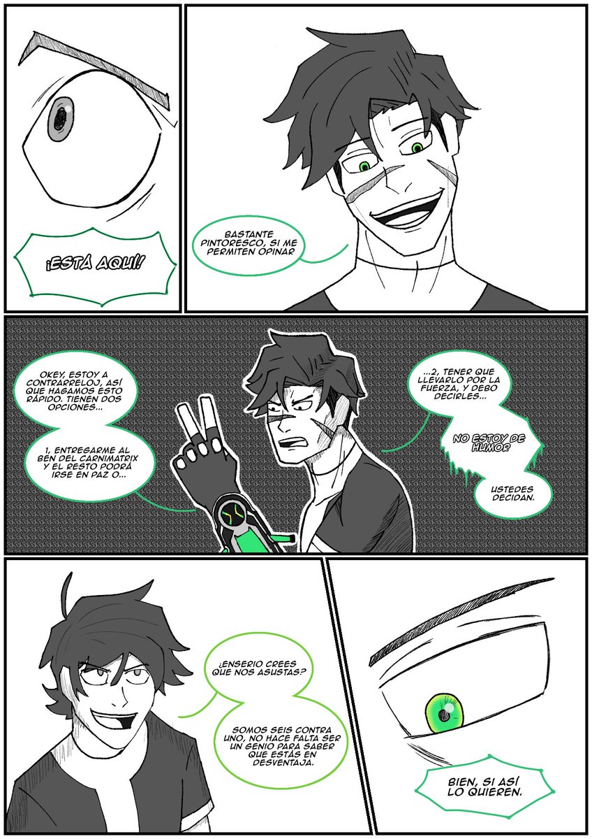 nach00_man's tweet photo. Cap. 5 de #Ben10sElColapso
#Ben10 #Ben10au #Maximitrix

[1/5] ⬇️ https://t.co/oZG1ZAE2Lo