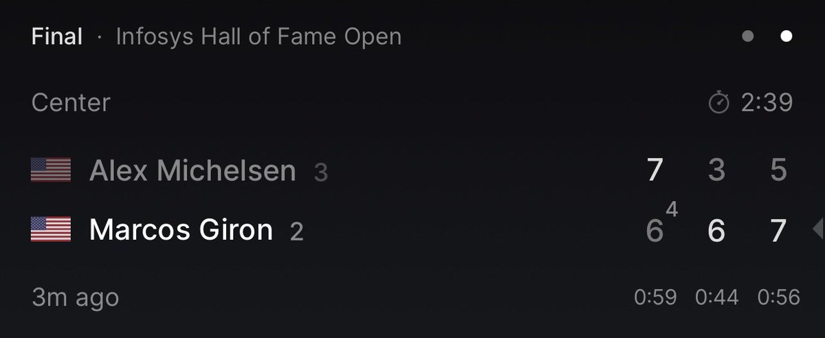 MeVsSpread's tweet image. Marcos Giron is the final ATP Newport Champion 🇺🇸✅

And to think that he was down *1-4 in the 3rd Set to Benoit Paire in his opening round match 💀

#GamblingX #InfosysHallOfFameOpen