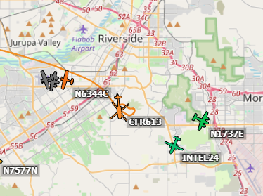 engineco16's tweet photo. #HawardenFire Cal Fire (Prado) copter 613 is over the fire. Two more homeowners reporting their houses are on fire. #Intel24 too. Eagle and Hawarden fire in the photo https://t.co/fkhfMEHLDj
