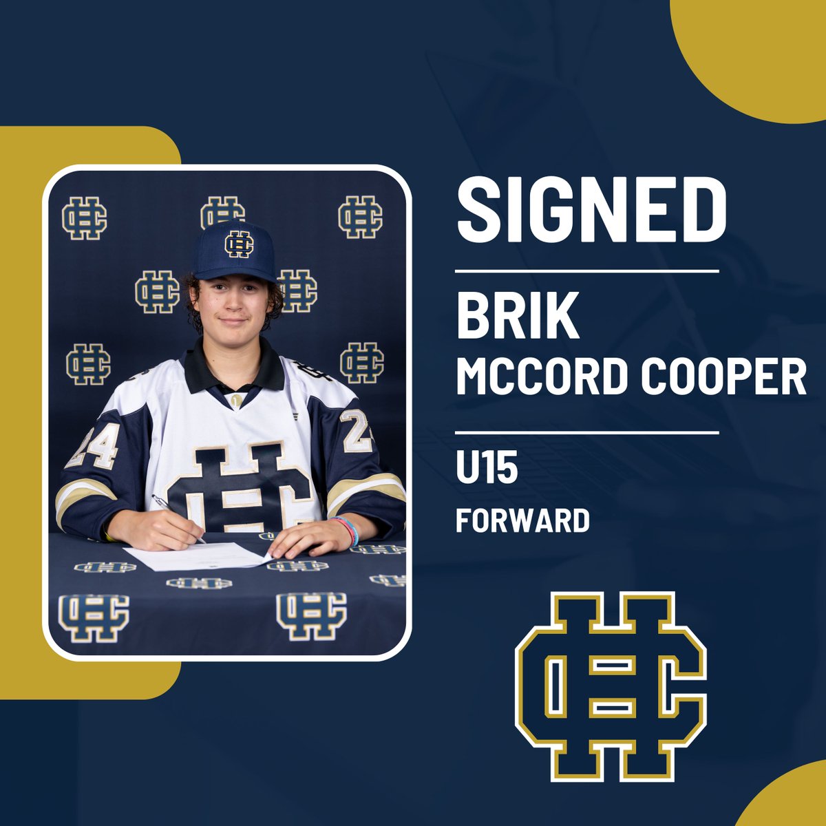 We’re proud to announce forward Brik McCord Cooper has signed with our U15 team for the 2024-25 season! Last season in the PHL, he registered 25 goals and 36 points in 12 games with the Phantoms Hockey Academy and 25 goals and 27 points in 12 games with the Calgary Bandits!