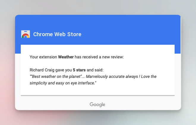 Weather Extension tweet media