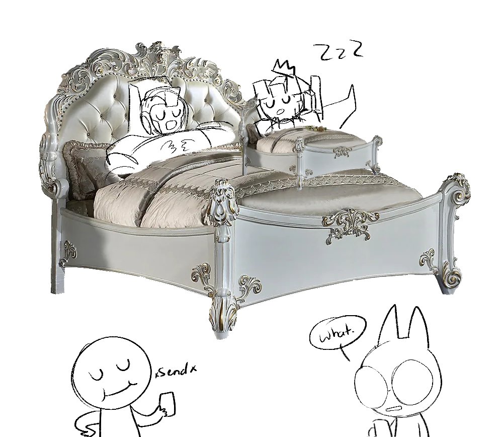 Saw/Lock 🔞 (@sawdeadlocked) on Twitter photo I had a dream where <a href="/fuccerito/">rito🔞comms closed (5/5)</a> sent me an image of a vintage bed with a smaller version of the bed on it and I never got the explanation in the dream.
So when I woke up, I sent it to them and they go "Oh well of course its for size difference sleeping arrangements!" I had a dream where <a href="/fuccerito/">rito🔞comms closed (5/5)</a> sent me an image of a vintage bed with a smaller version of the bed on it and I never got the explanation in the dream.
So when I woke up, I sent it to them and they go "Oh well of course its for size difference sleeping arrangements!"