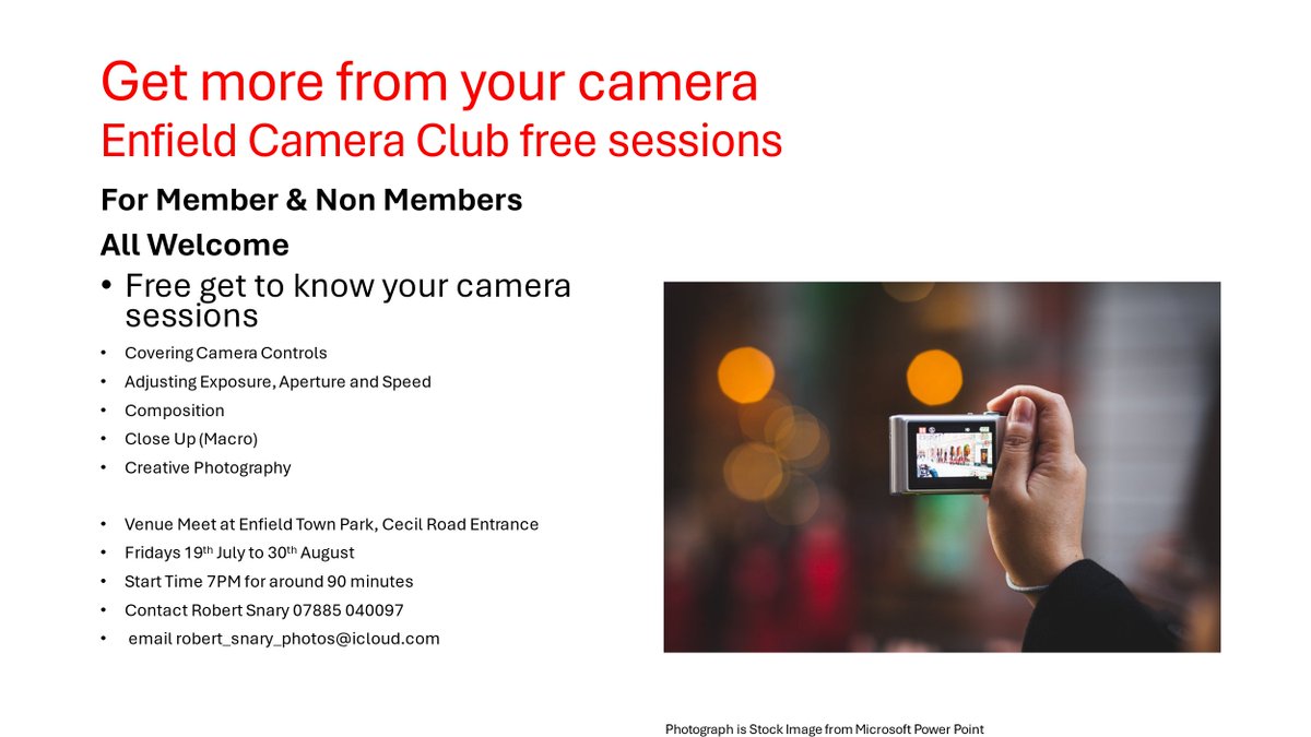 ENFIELD CAMERA CLUB (@enfieldclub) on Twitter photo 