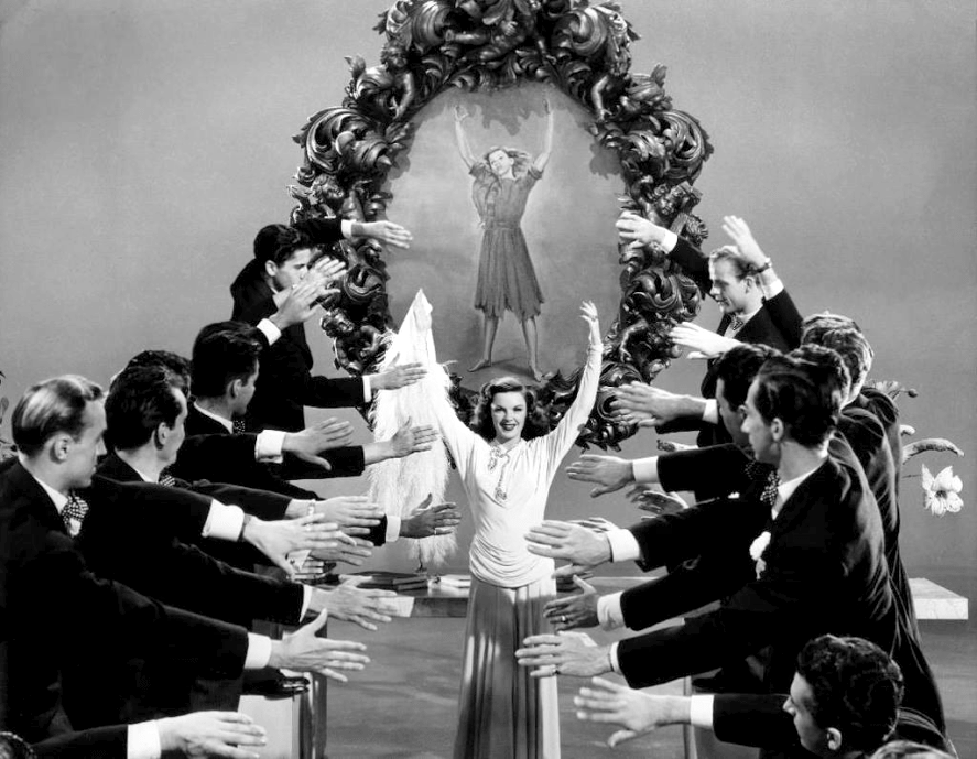 TheJudyRoom's tweet photo. July 21, 1944:  The last day of filming "A Great Lady Has An Interview" for "Ziegfeld Follies."  Judy had a 10 a.m. call and was dismissed at 5:45 p.m.

https://t.co/QfrIeYa39w

#judygarland #kaythompson #zziegfeldfollies #thejudyroom https://t.co/hcR8HJRoBQ