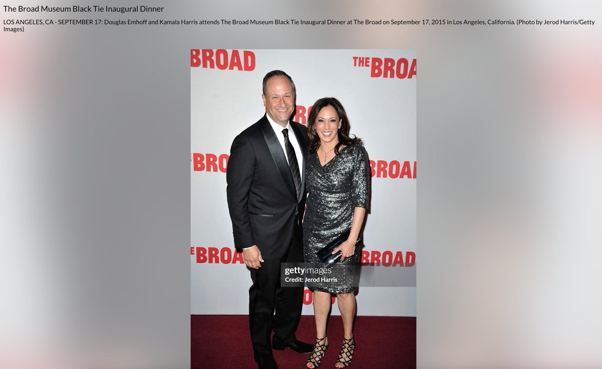 This digitally-altered image of Kamala Harris posing alongside Jeffrey Epstein is being shared in the wake of Joe Biden's endorsement of her as the new Democratic nominee.

The real image, captured in 2015, shows Harris posing with her husband Douglas Emhoff.