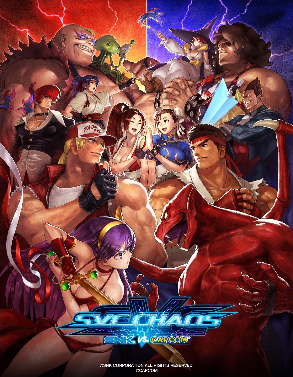 SNK VS. CAPCOM SVC CHAOS poster