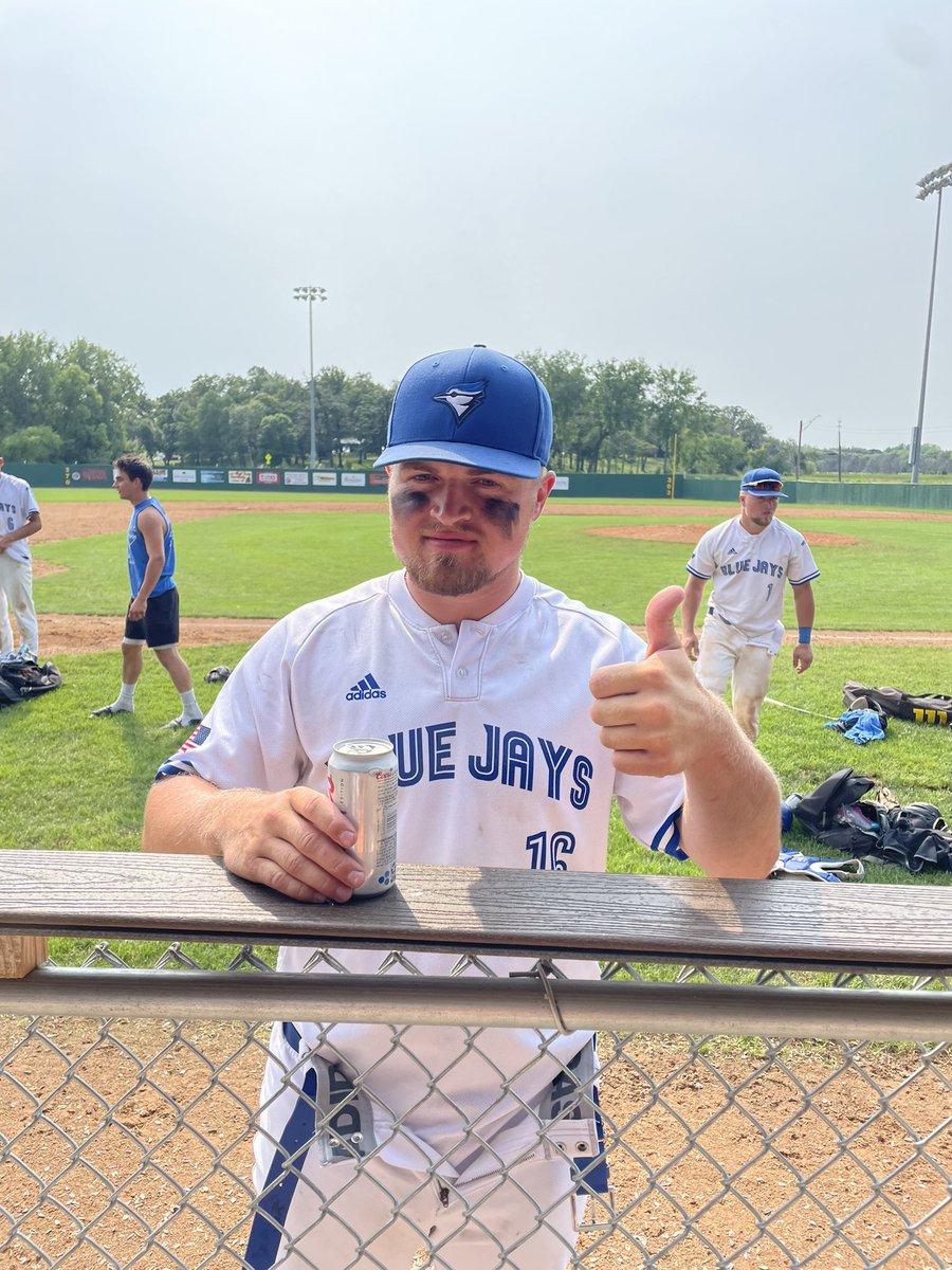 The good guys win 7-2 in Cologne today. <a href="/ZacharyStockman/">Zack Stockman</a> goes the distance on the hill. Team effort offensively with 13 hits and Adam Prehn, <a href="/SchwirtzDane/">Dane Schwirtz</a>, and <a href="/bennett_lepel/">Bennett Lepel</a> going yard. Playoffs begin this week, game times and updates will be given right here.
