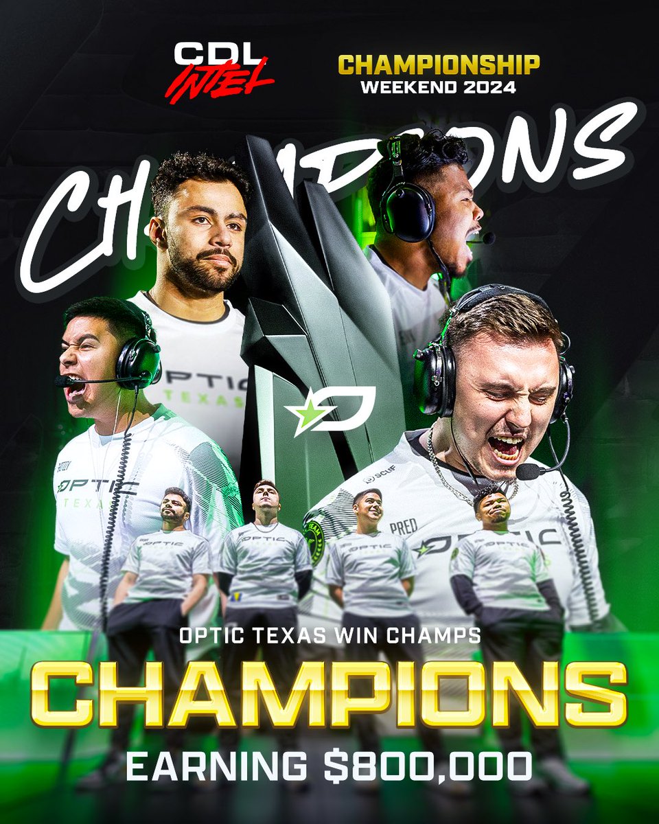 SEVEN YEARS IN THE MAKING.

OpTic TEXAS — 2024 CDL WORLD CHAMPIONS.  

<a href="/DashySZN/">brandon</a> | <a href="/Kuavo/">🇵🇭Kenny</a> | <a href="/Pred/">Pred</a> | <a href="/Shotzzy/">OpTic Shotzzy</a>