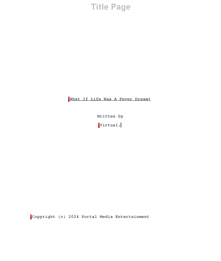 VRCPortalMedia's tweet image. Here's the full script for Fever Dream (2023)
😅
#Filmmaking #VRChat