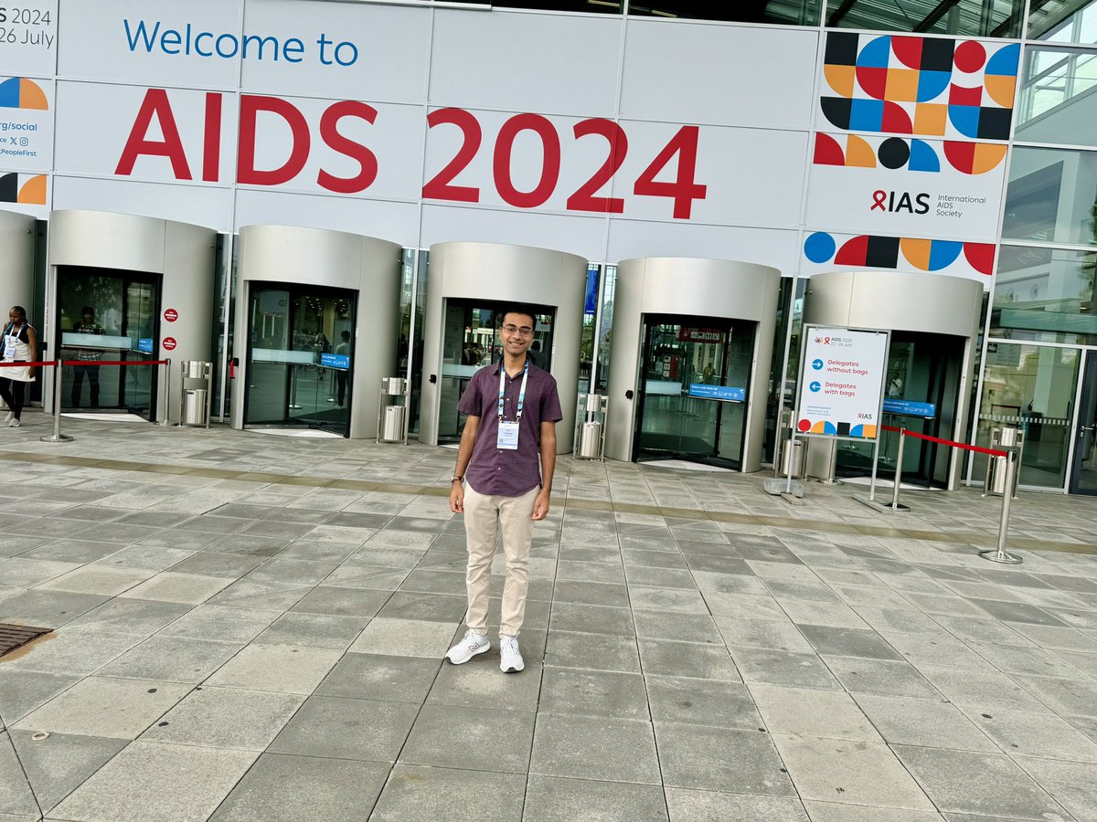 Arrived at #AIDS2024 in Munich! Looking forward to an exciting week learning about science and meeting new people!