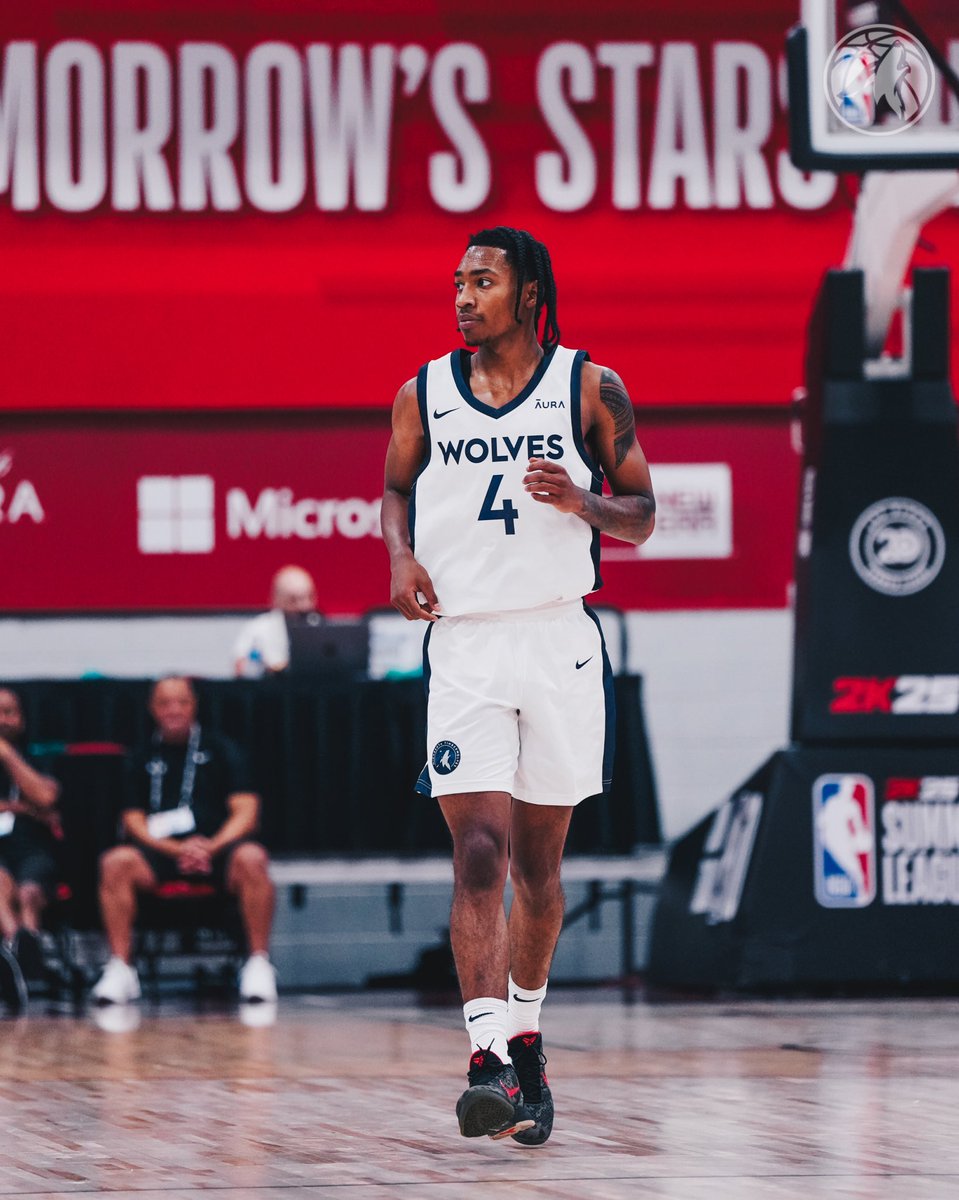 TwolvesRu's tweet image. • 25 PTS
• 3 RBS
• 12 ASTS
• 2 STLS
• 11/18 FG, 3/7 3-FG

Closed out the Summer League with his best game yet 💥