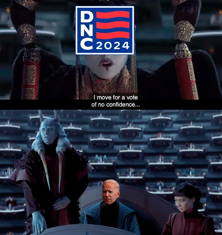 KenNerdy24's tweet photo. Follow @kennerdy24 
#starwars #clonewars #macewindu #themandalorian  #ahsokatano #theacolyte #starwarsmemes #jedi #lucasfilm #prequeltrilogy #prequelmemes #obiwankenobi #obiwan #yoda  #georgelucas  #clonetroopers #stormtroopers #Trump
#Joebiden #DNCConvention2024 https://t.co/qlHF8cNfDA