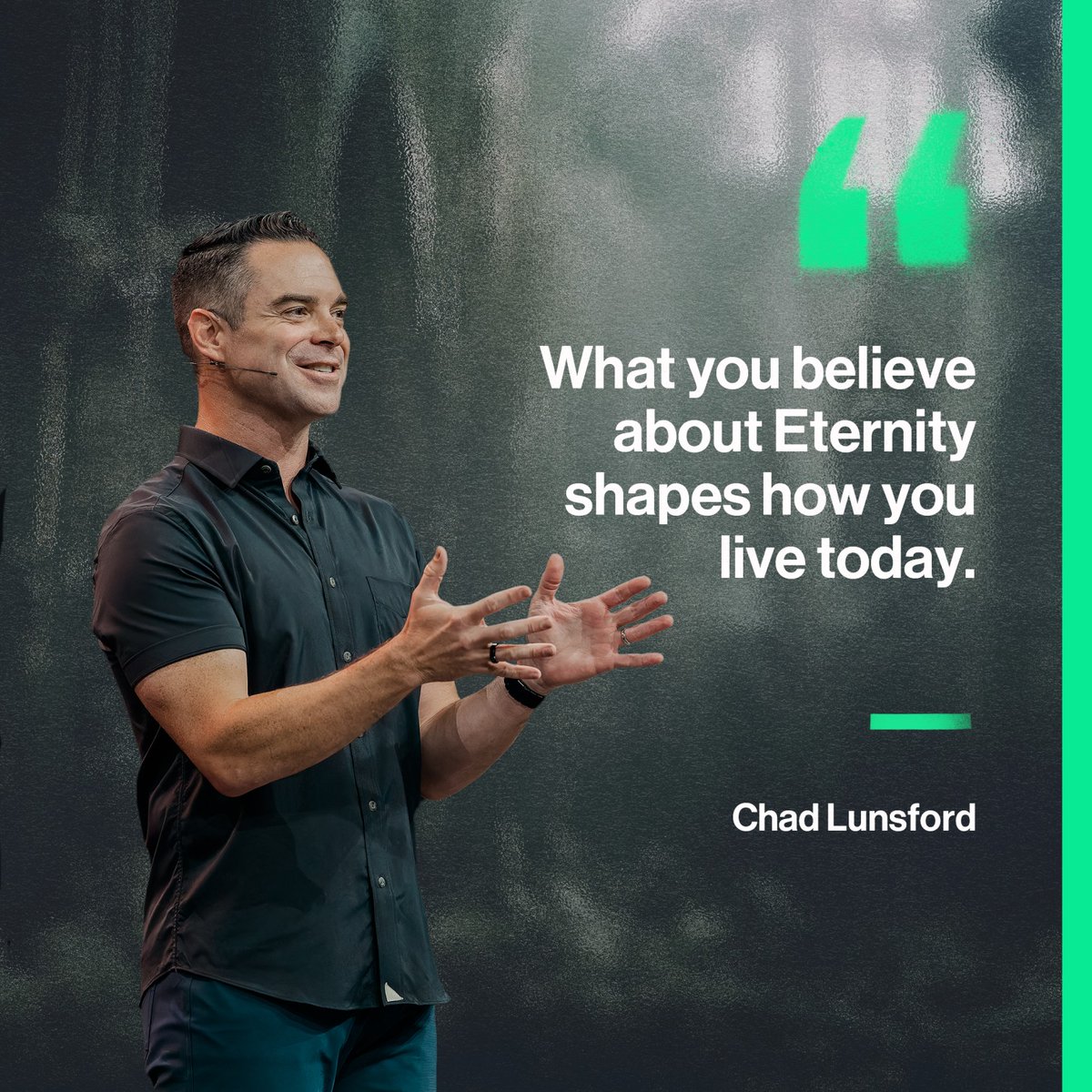 Fishers Campus Pastor Chad Lunsford brought a word this morning! 👏👏👏

If you missed the message, you can watch it on demand on our website and YouTube channel!