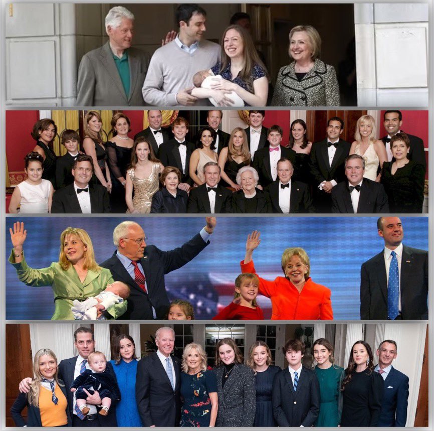 LauraLoomer's tweet image. Political Dynasties ended by President Donald Trump.